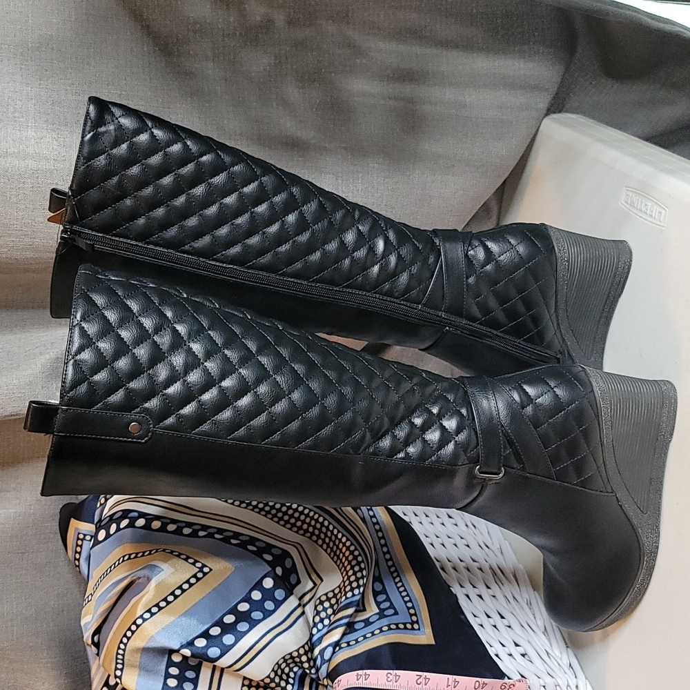 Nwt Quilted Riding Boots Size 10